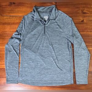 Charles River Apparel Gray Quarter-Zip Pullover